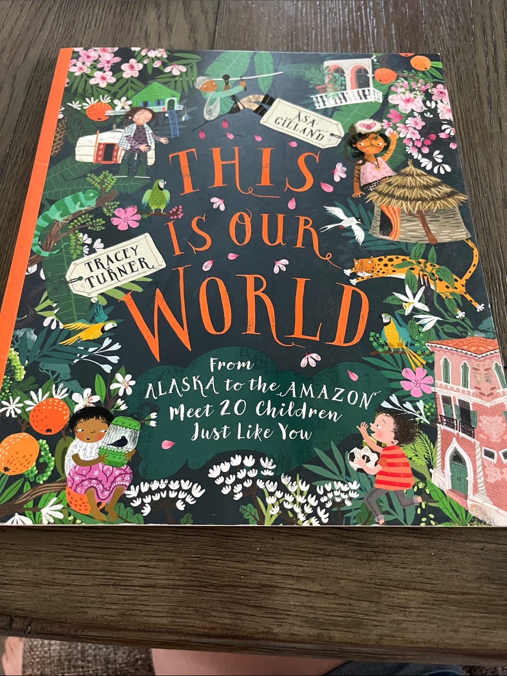 This Is Our World Kids Book - Green & Orange Cover